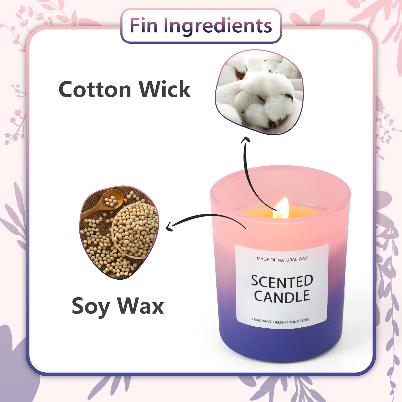 Candles, Scented Candles, Candles for Home Scented, Scented Candle Gift Set for Women STRN