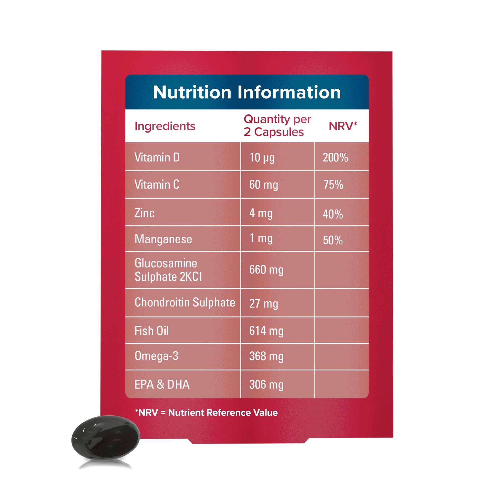 Seven Seas JointCare Active, With Glucosamine, Omega-3, Chondroitin, Vitamins C and D Seven Seas