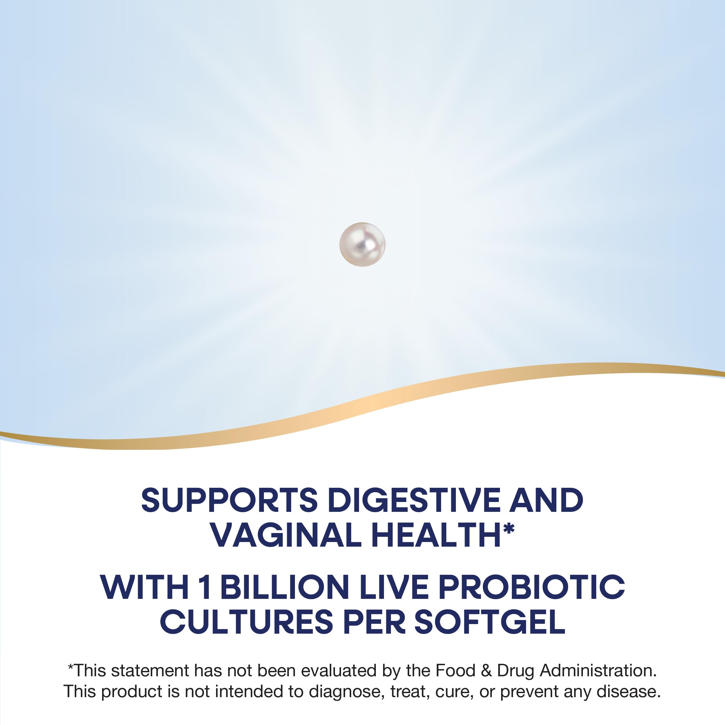 Nature's Way Women's Probiotic Pearls, Supports Vaginal and Digestive Health*, 1 Billion Live Cultures Nature's Way