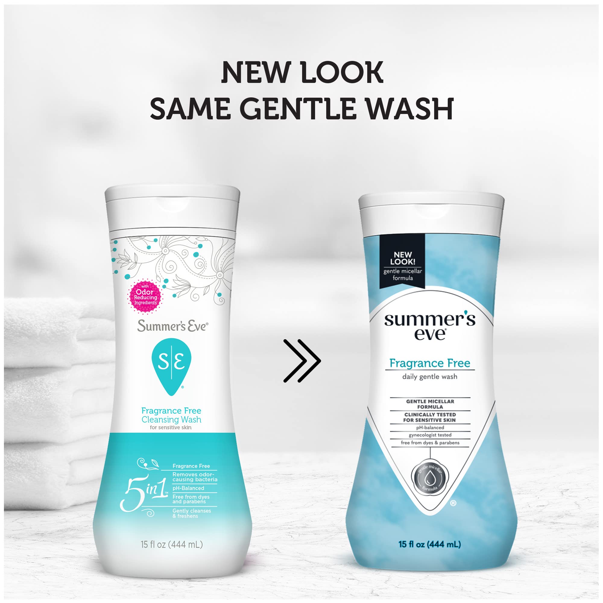 Summer's Eve Fragrance Free Gentle Daily All Over Feminine Body Wash Summer's Eve