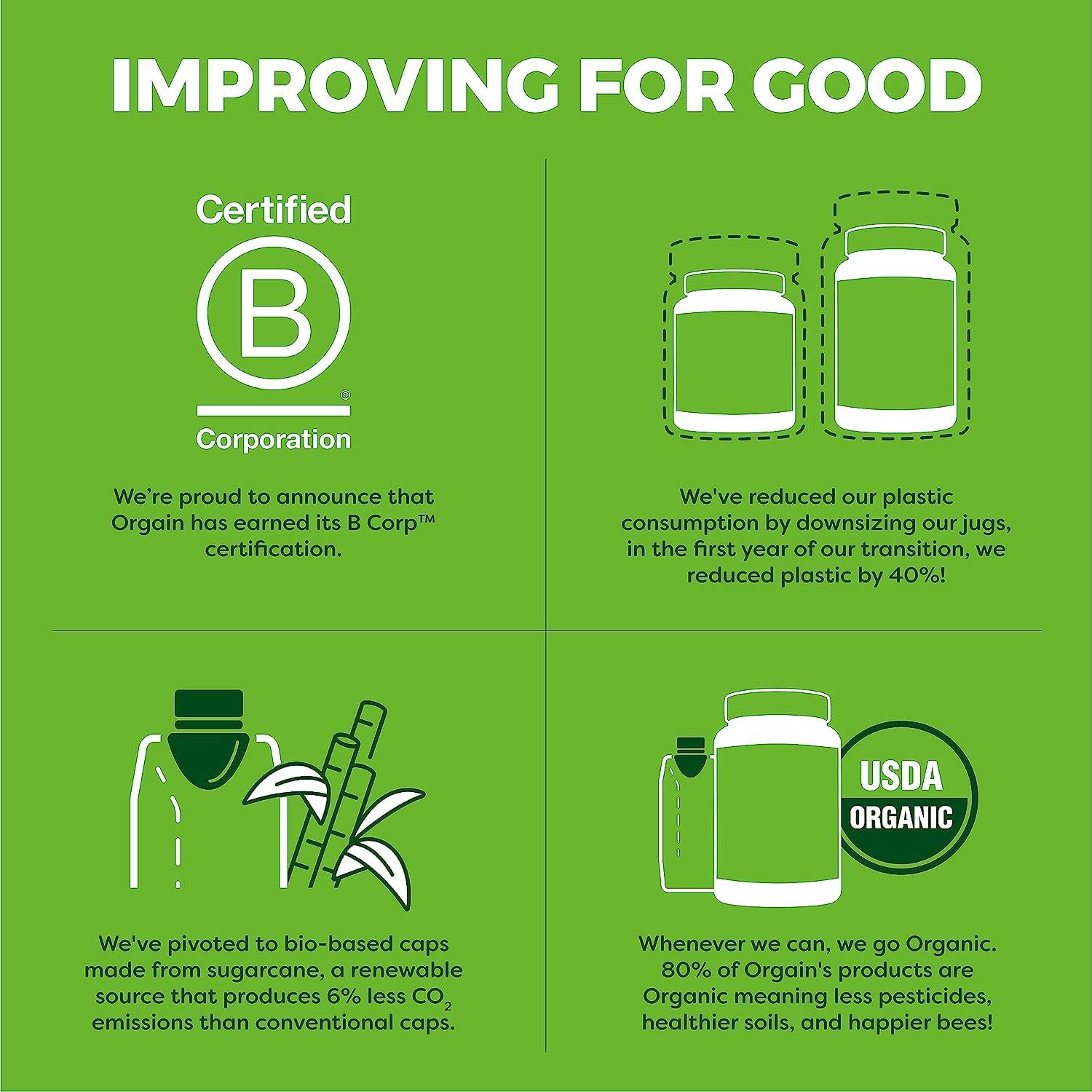 Orgain Organic Vegan Meal Replacement Protein Powder, Vanilla Bean - 20g Plant Based Protein Orgain