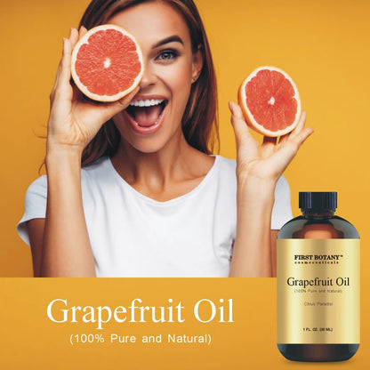 100% Pure Essential Oil - Premium Oil for Aromatherapy, Massage, Topical & Household Uses - 1 fl oz (Grapefruit)