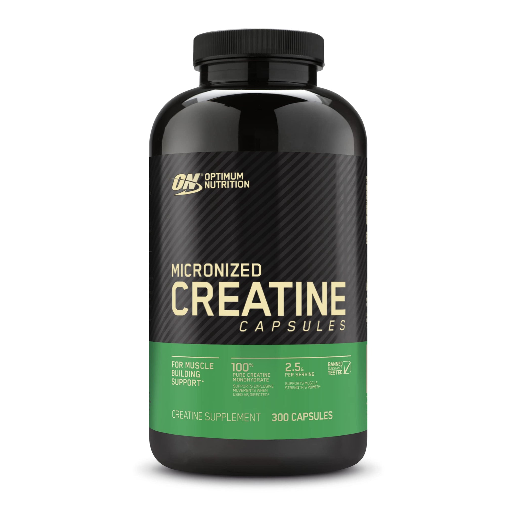 Optimum Nutrition Micronized Creatine Monohydrate Capsules, Keto Friendly Optimum Nutrition
