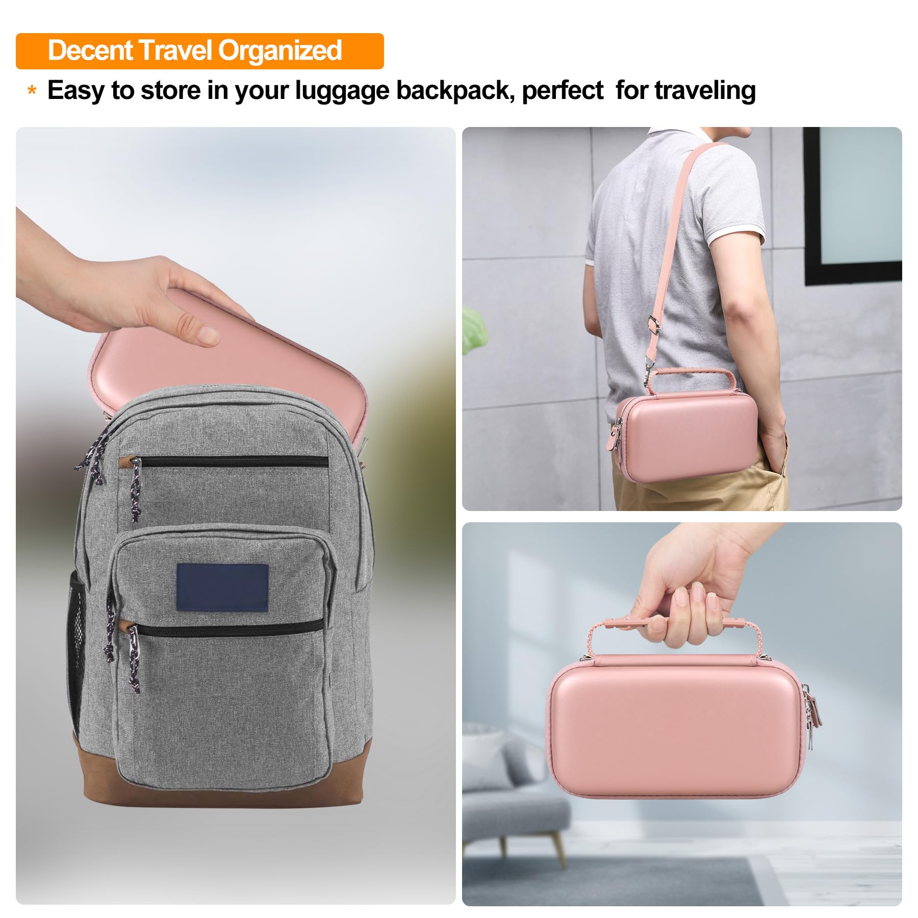 Elonbo Carrying Case Compatible with Portable Handheld Inhaler Nebulizer Machine Elonbo