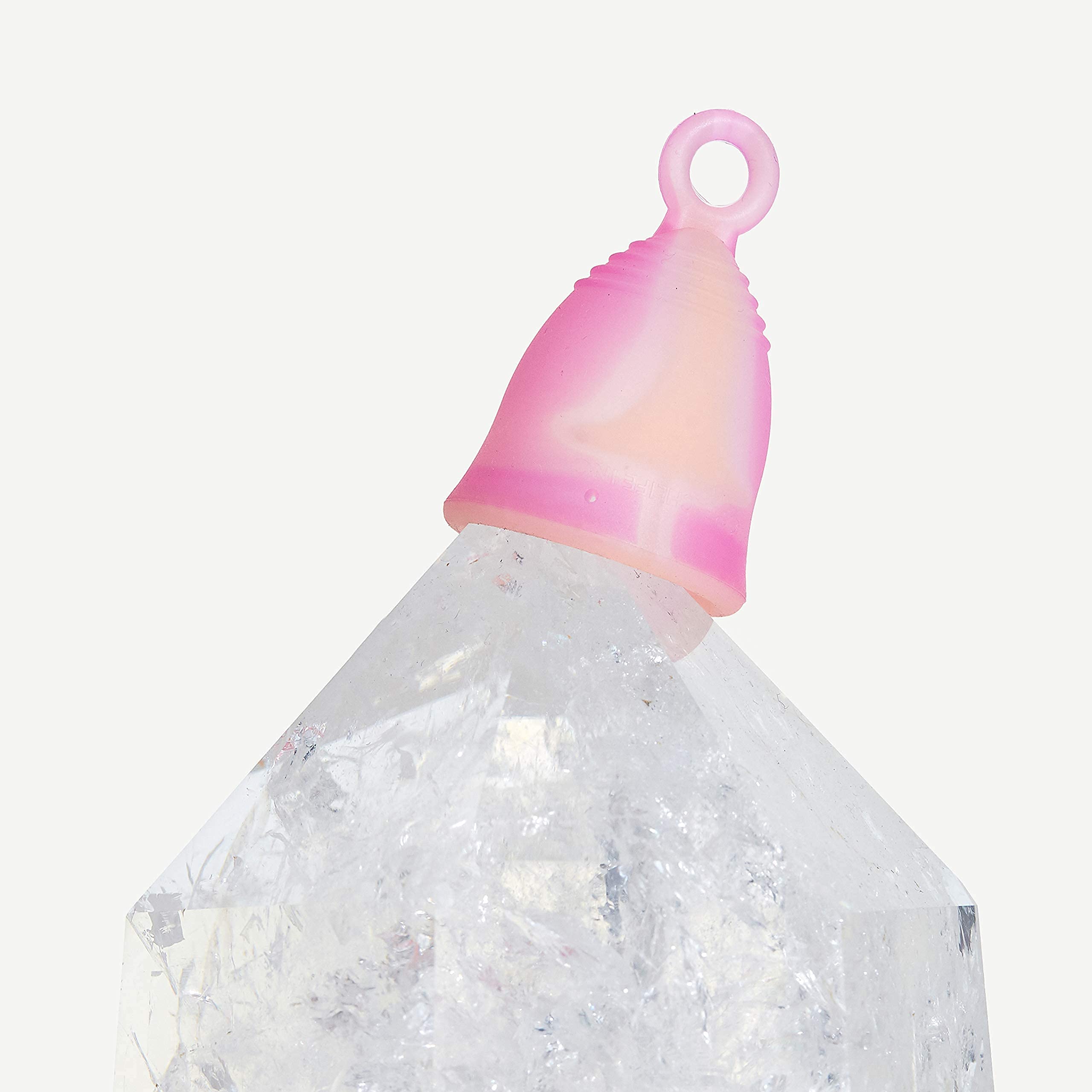 Peachlife Boric Acid Suppositories and Small Soft Menstrual Cup with Ring Pull Peachlife