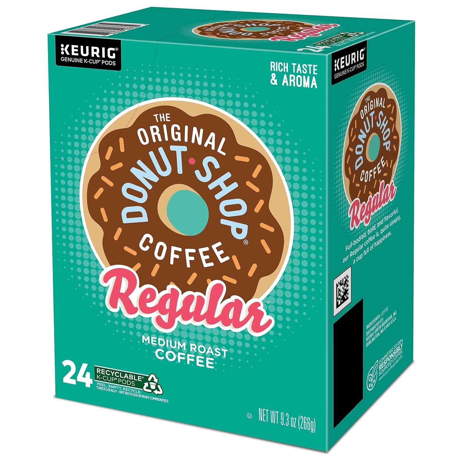 The Original Donut Shop Regular Keurig Single-Serve K-Cup Pods, Medium Roast Coffee The Original Donut Shop