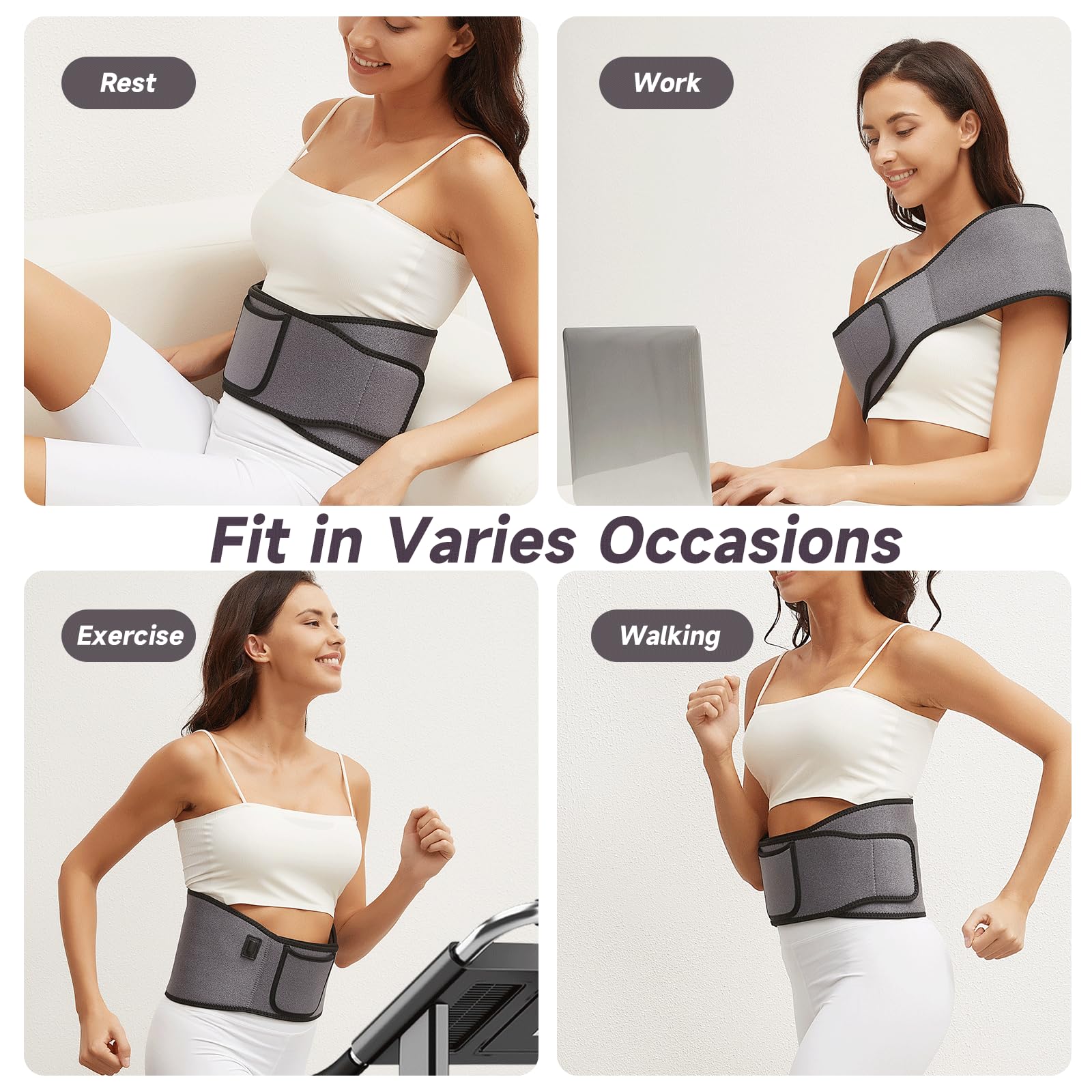 Headot Red Light Therapy Wrap Belt for Body, Men and Women Gift,100 LEDs,5Gears 9Timers HeaDot