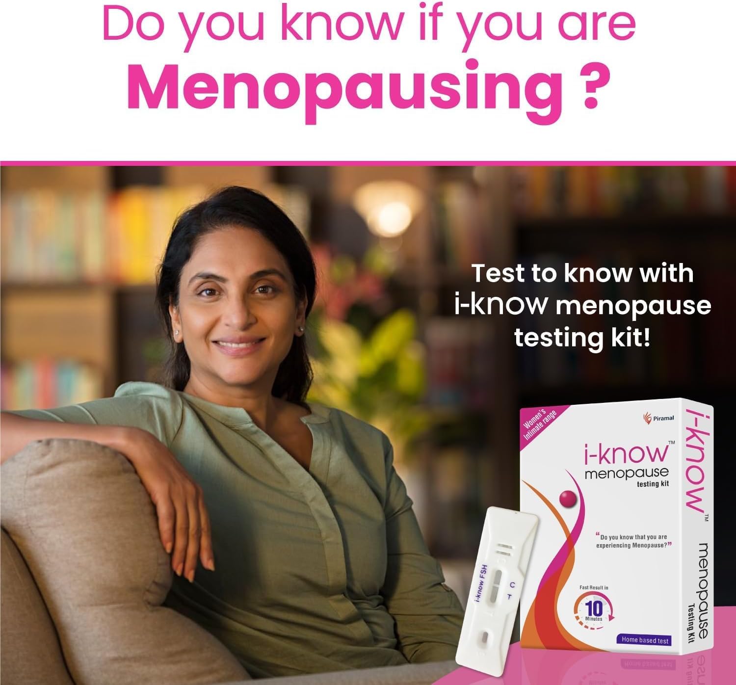 BKL Menopause Testing kit | for Women Facing Menopause Symptoms Like hot Flashes, Night Sweats Generic
