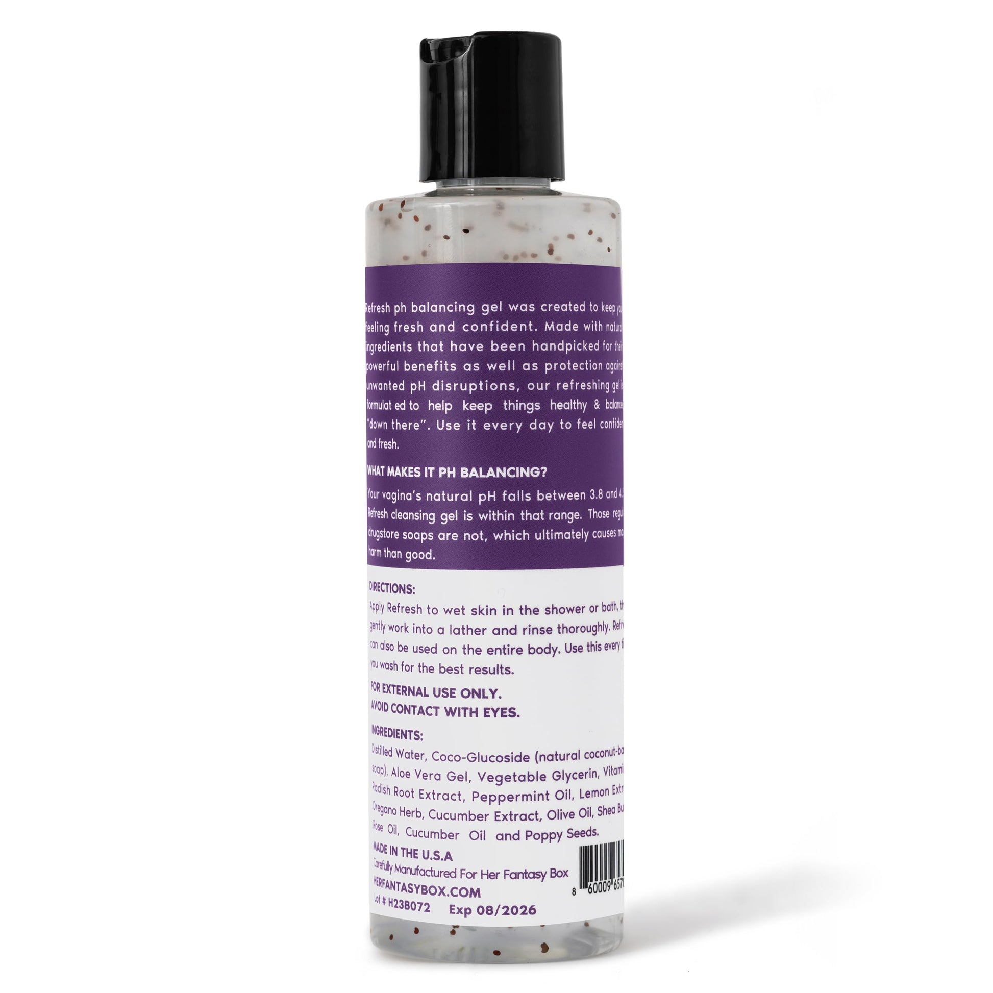 Her Fantasy Box | Refresh pH Balancing Shower Gel Natural Feminine Hygiene Solution Her Fantasy Box