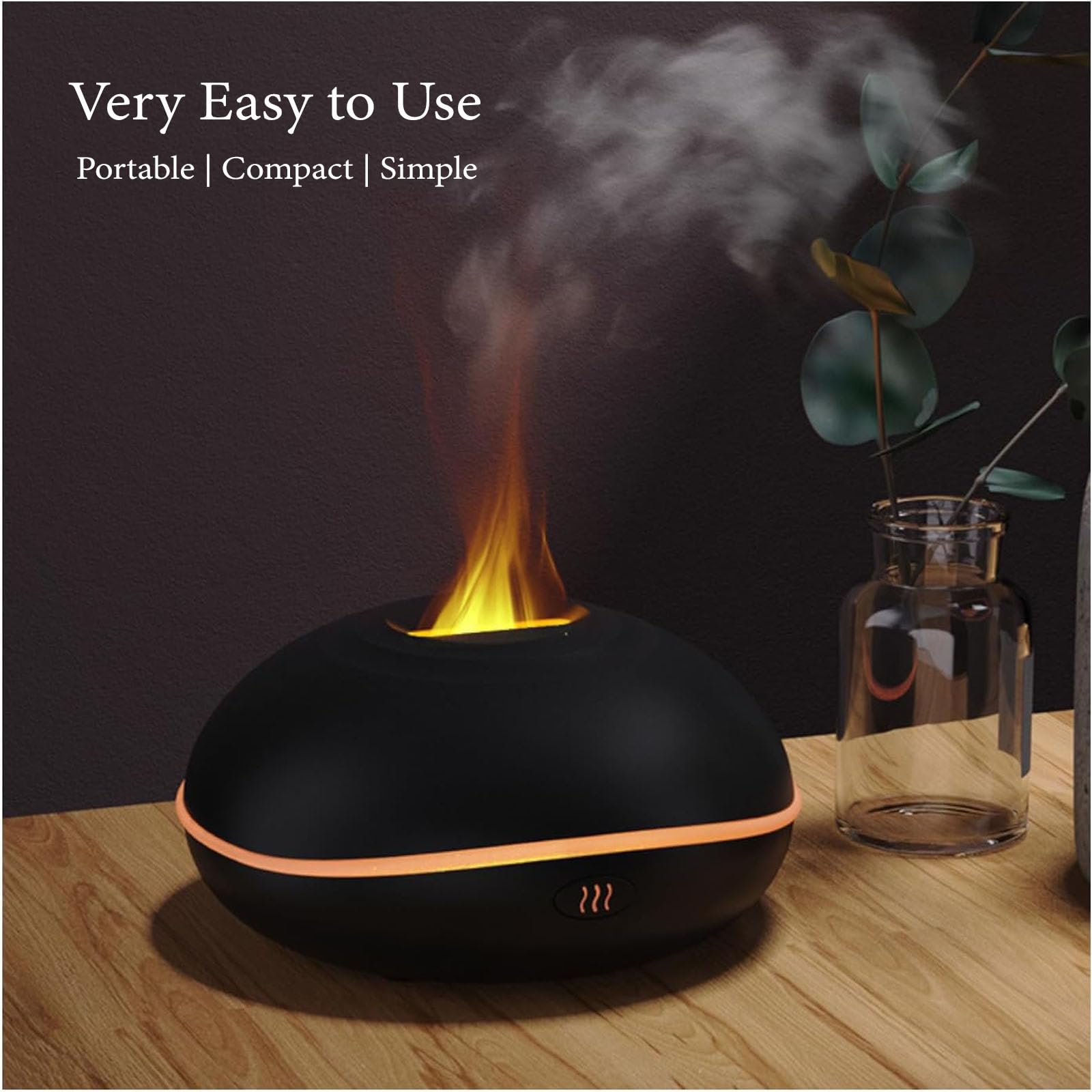 Lotnafee Colorful Flame Fire Diffuser Humidifier, Upgraded Scent Diffuser for Essential Oils Home,Office,Yoga Lotnafee