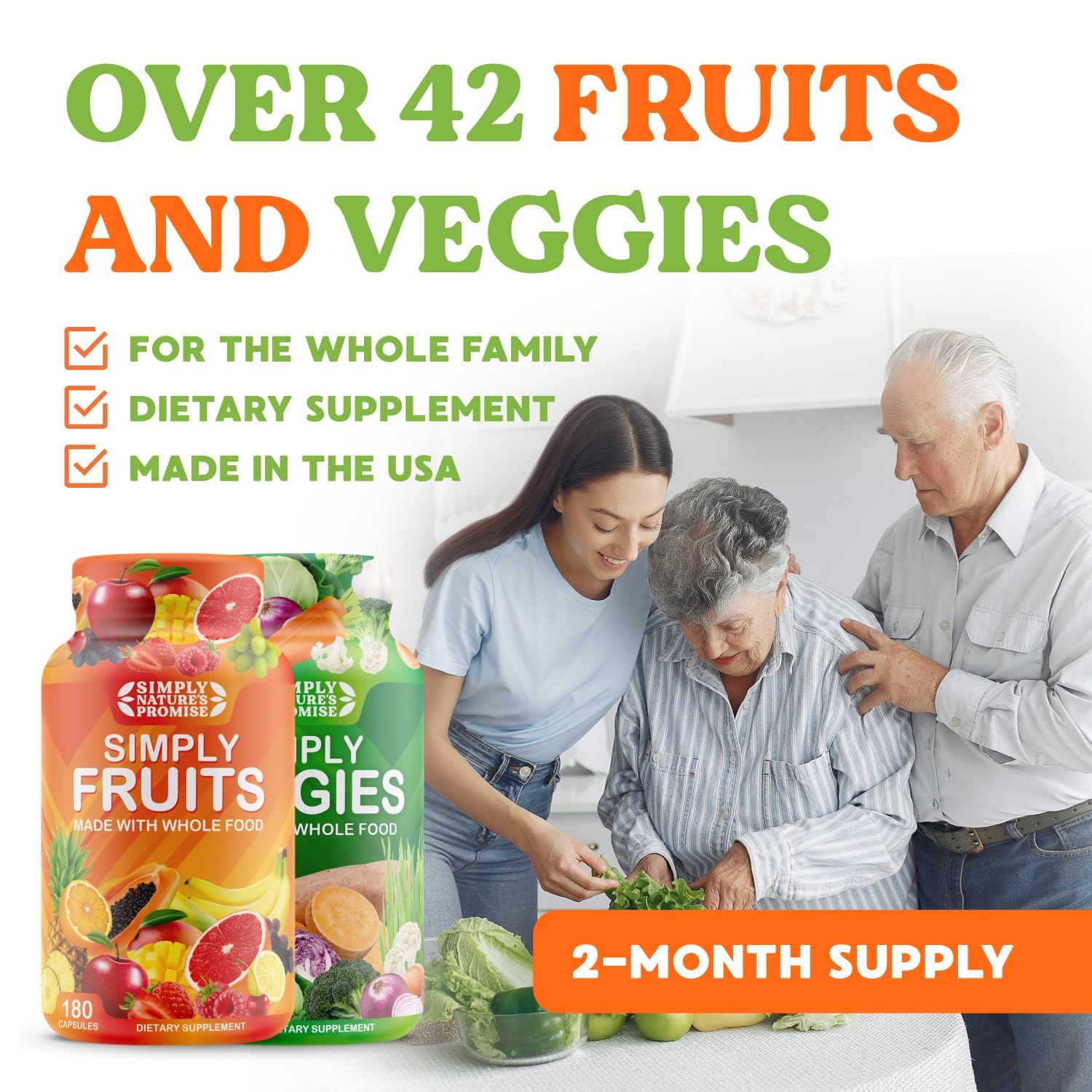 Simply Nature's Promise - Packed with Over 40 Different Fruits & Vegetables Simply Nature's Promise