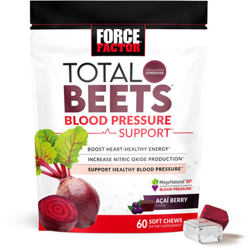 Force Factor Total Beets Blood Pressure Support Supplements with Beet Powder, Great