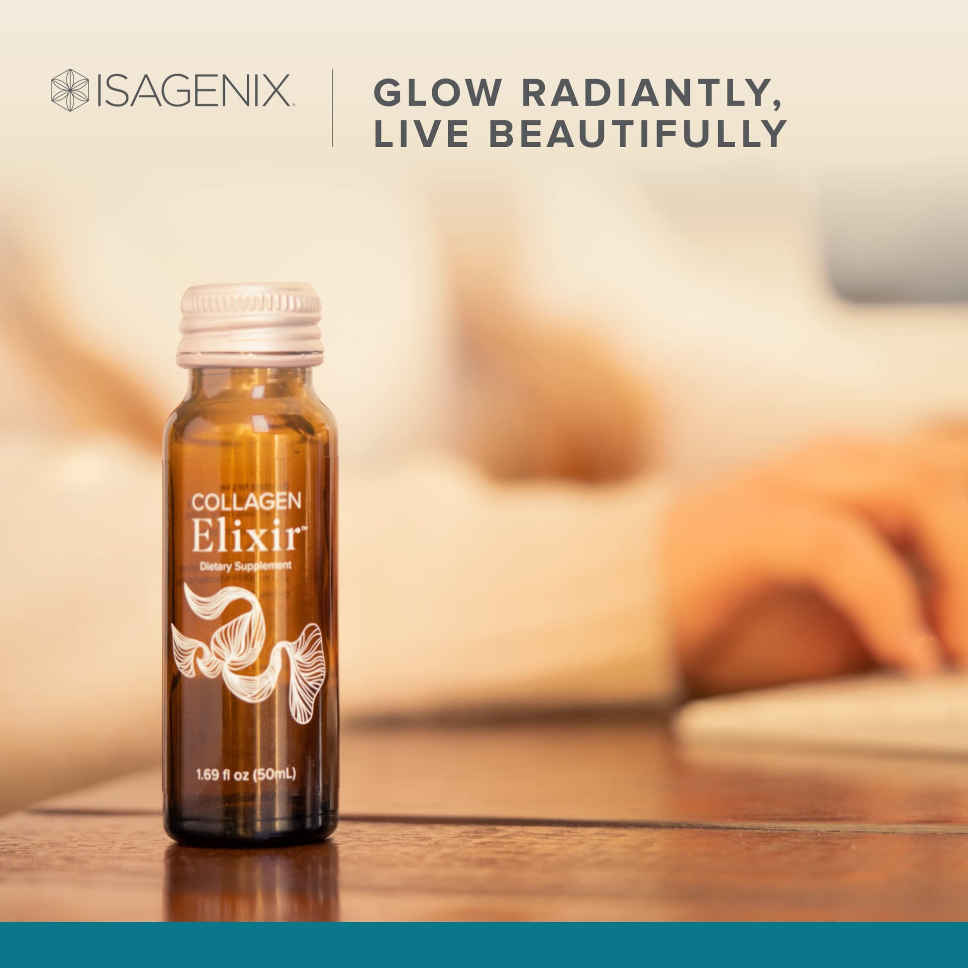 Isagenix Collagen Elixir - Collagen Drink with Marine Collagen Peptides - Liquid Collagen Isagenix