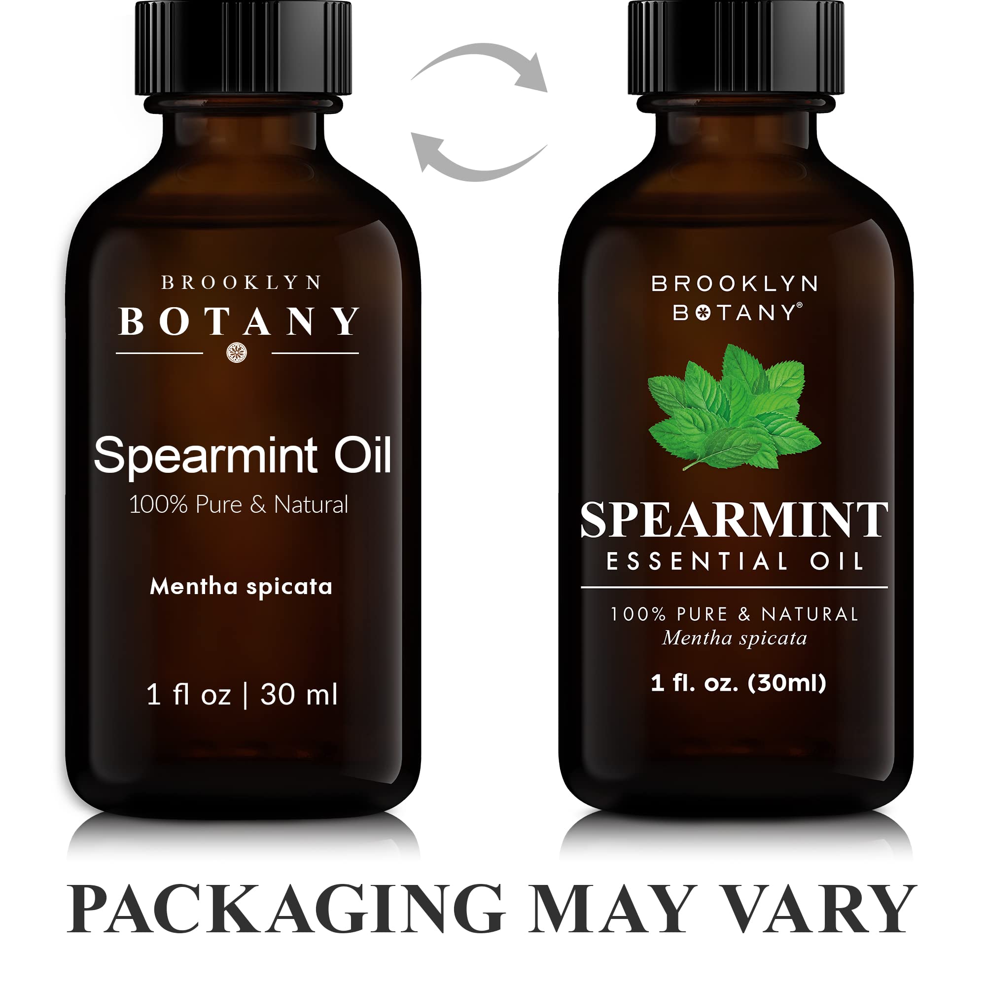 Brooklyn Botany Spearmint Essential Oil – 100% Pure and Natural – Premium Grade Oil Brooklyn Botany
