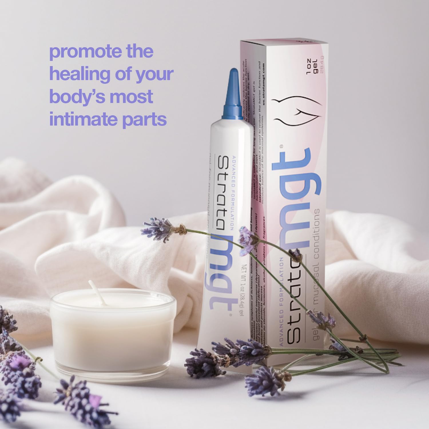 StrataMGT Vaginal Moisturizer - Non-Hormonal & Non-Steroidal- Post Menopause Support StrataMGT