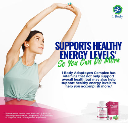 1 Body Adaptogen Complex with Ashwagandha
