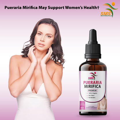 SMSHEALTHPRODUCTS.com Pueraria Mirifica Drops | Premium Grade | Herbal Liquid Extract | Non-GMO