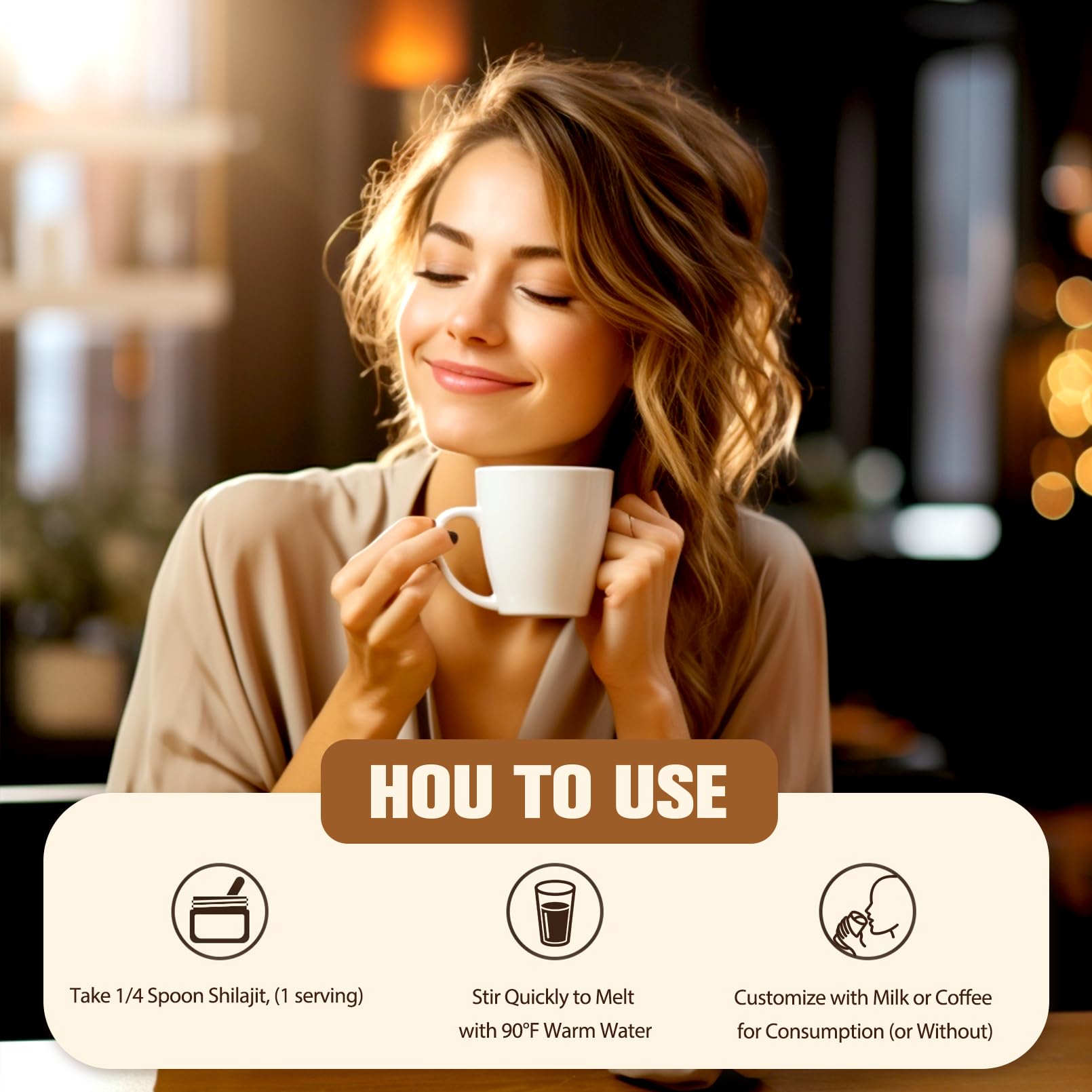 Shilajit Pure Himalayan Organic - Pure Original Shilajit, 50g(Large Volume), Enriched Lktvys