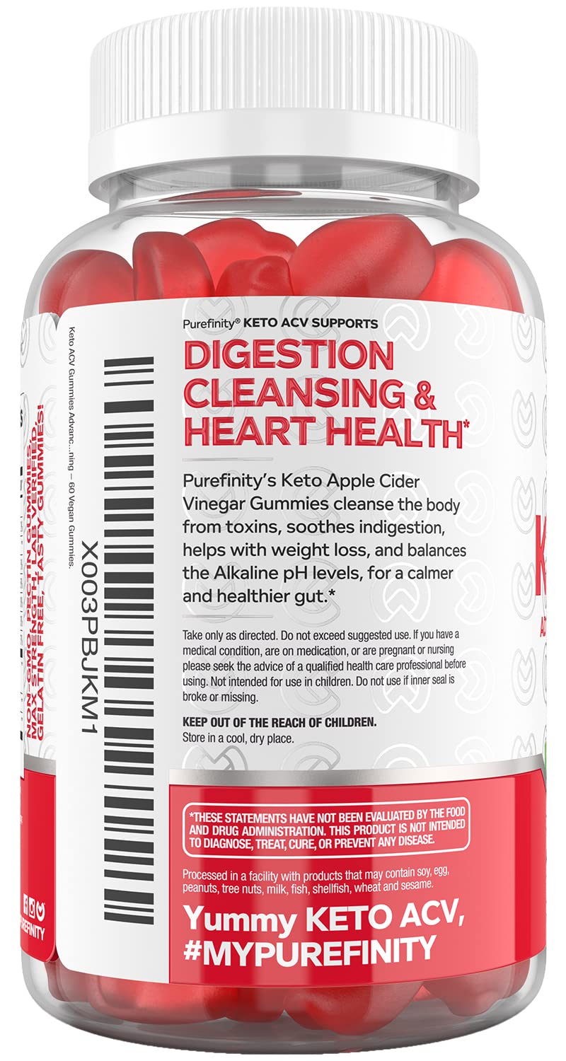 PUREFINITY Keto ACV Gummies to Support Weight Loss and Detox - True Form Keto ACV PUREFINITY