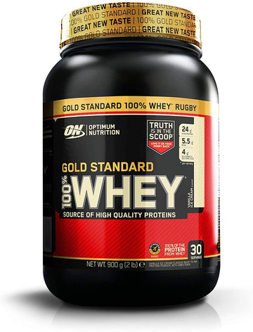 Optimum Nutrition 100 Percent Whey Gold Standard Sports Supplements, 908 g, Vanilla 