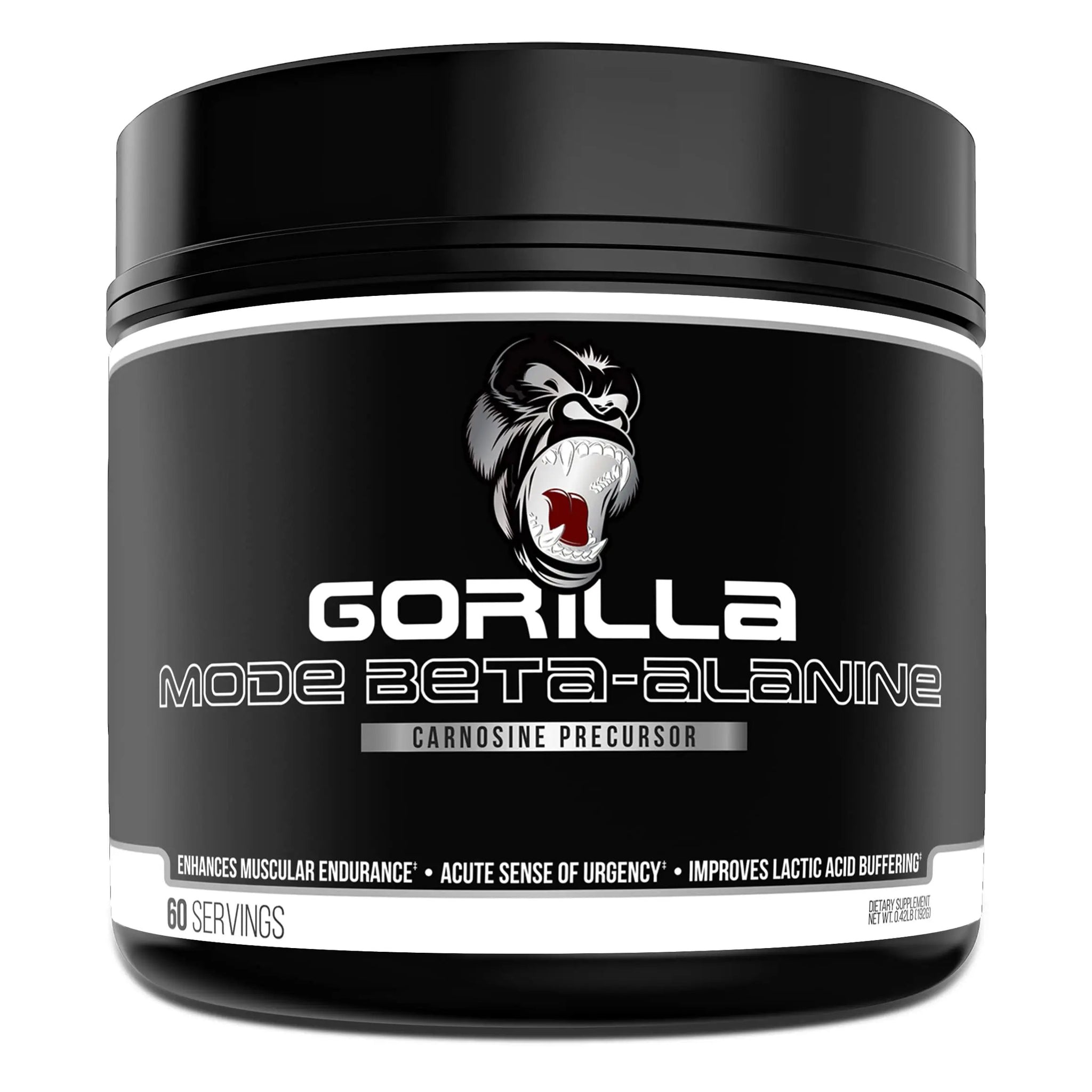 Gorilla Mode Beta-Alanine – Carnosine Precursor/Enhanced Muscular Endurance