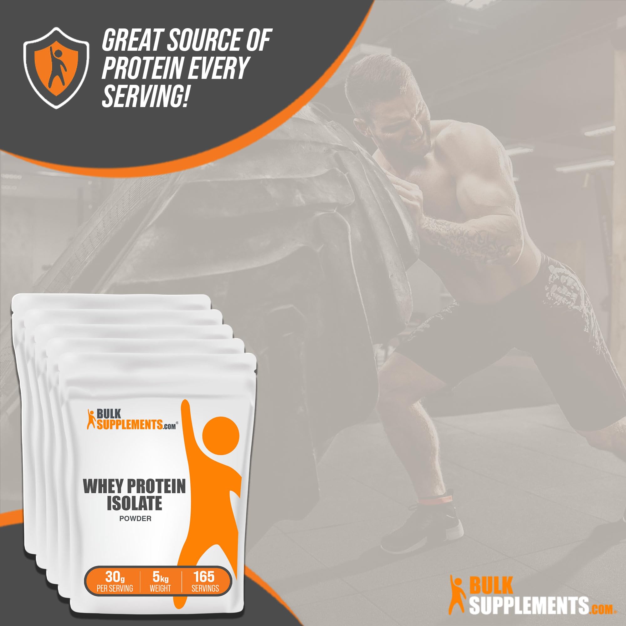 BULKSUPPLEMENTS.COM Whey Protein Isolate Powder - Unflavored Protein Powder BULKSUPPLEMENTS.COM