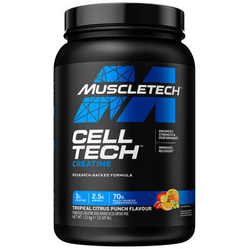 MuscleTech CellTech Creatine Monohydrate Powder, Post Workout Recovery Drink