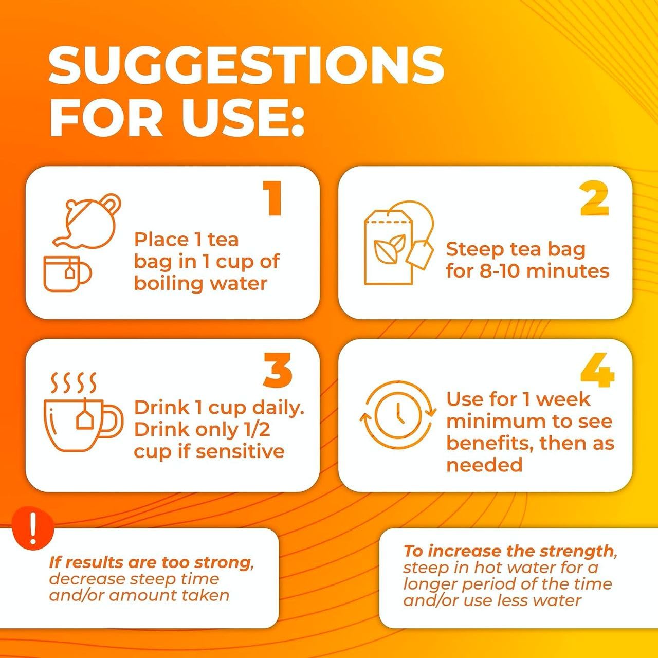 Detox Tea Caffeine Free, Herbal Tea with Chamomile, Hibiscus Tea and Ginger Root Total Tea