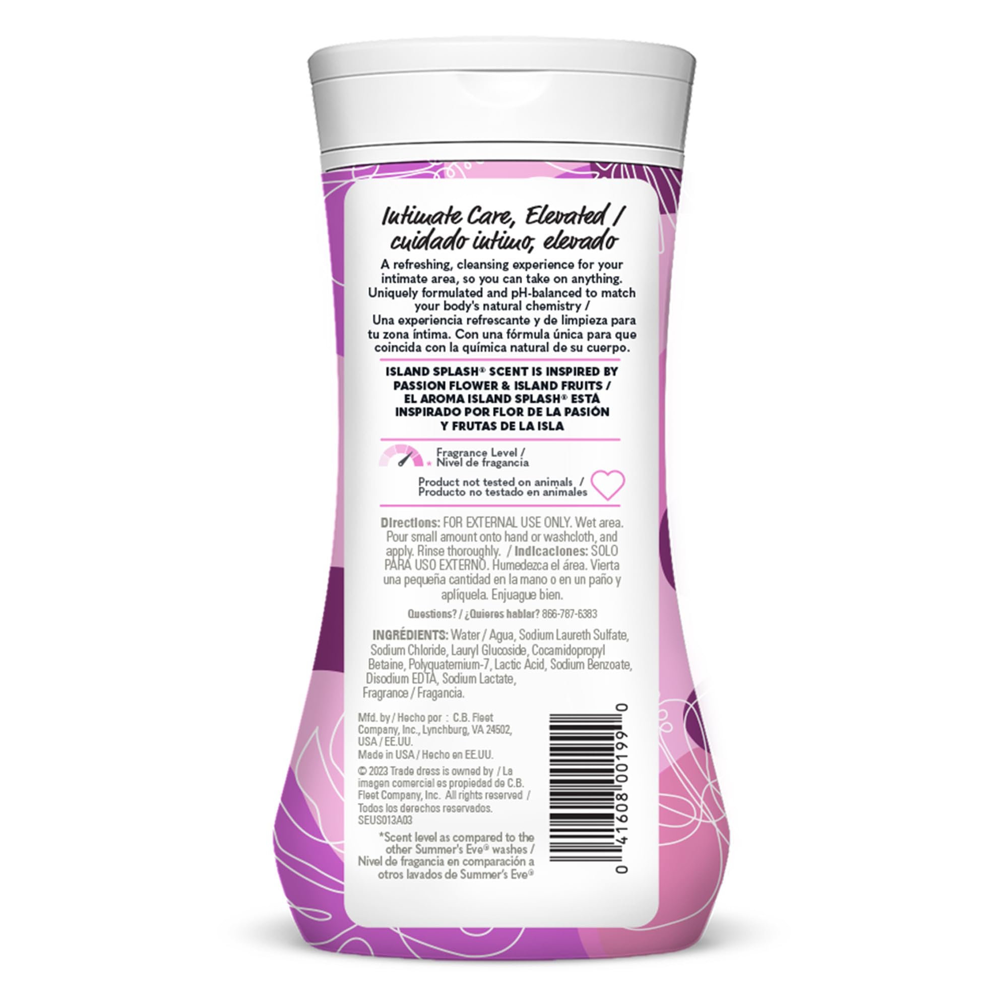 Summer's Eve Island Splash Refreshing Daily All Over Feminine Body Wash, Removes Odor Summer's Eve