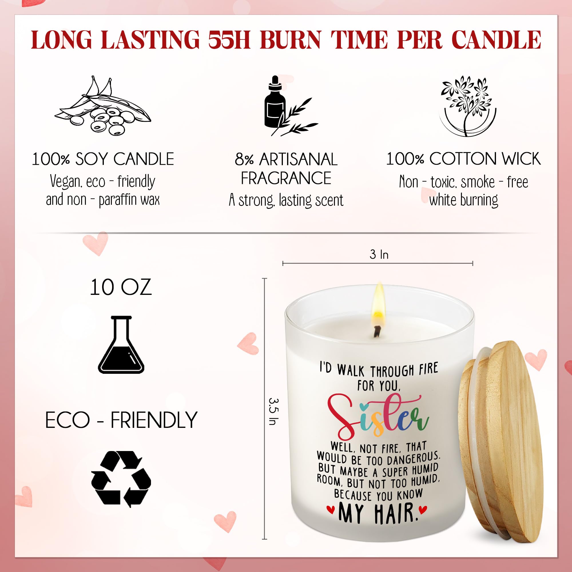 TEEZWONDER Sisters Gifts from Sister - Christmas, Birthday Gifts for Sister, Funny Sister Gifts TEEZWONDER