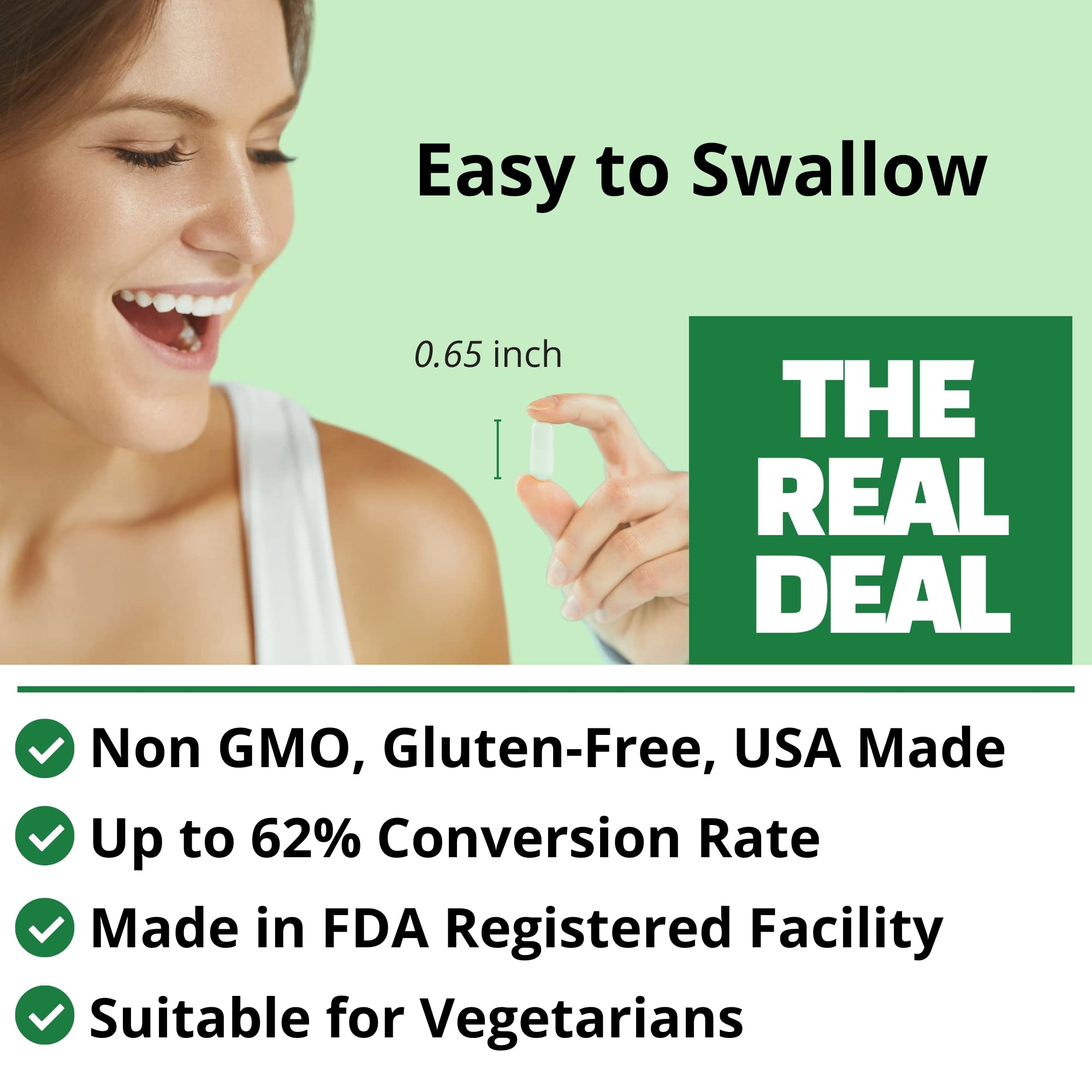 GIGANTIC Sulforaphane + Myrosinase 10mg (120 Capsules) - Includes Vitamin C GIGANTIC