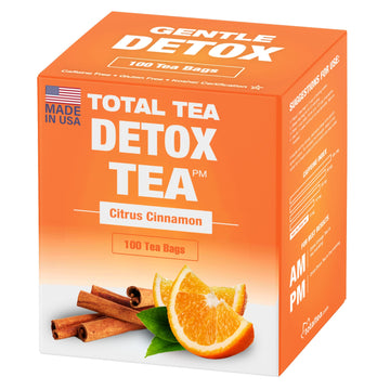 Detox Tea Caffeine Free, Herbal Tea with Chamomile, Hibiscus Tea and Ginger Root 