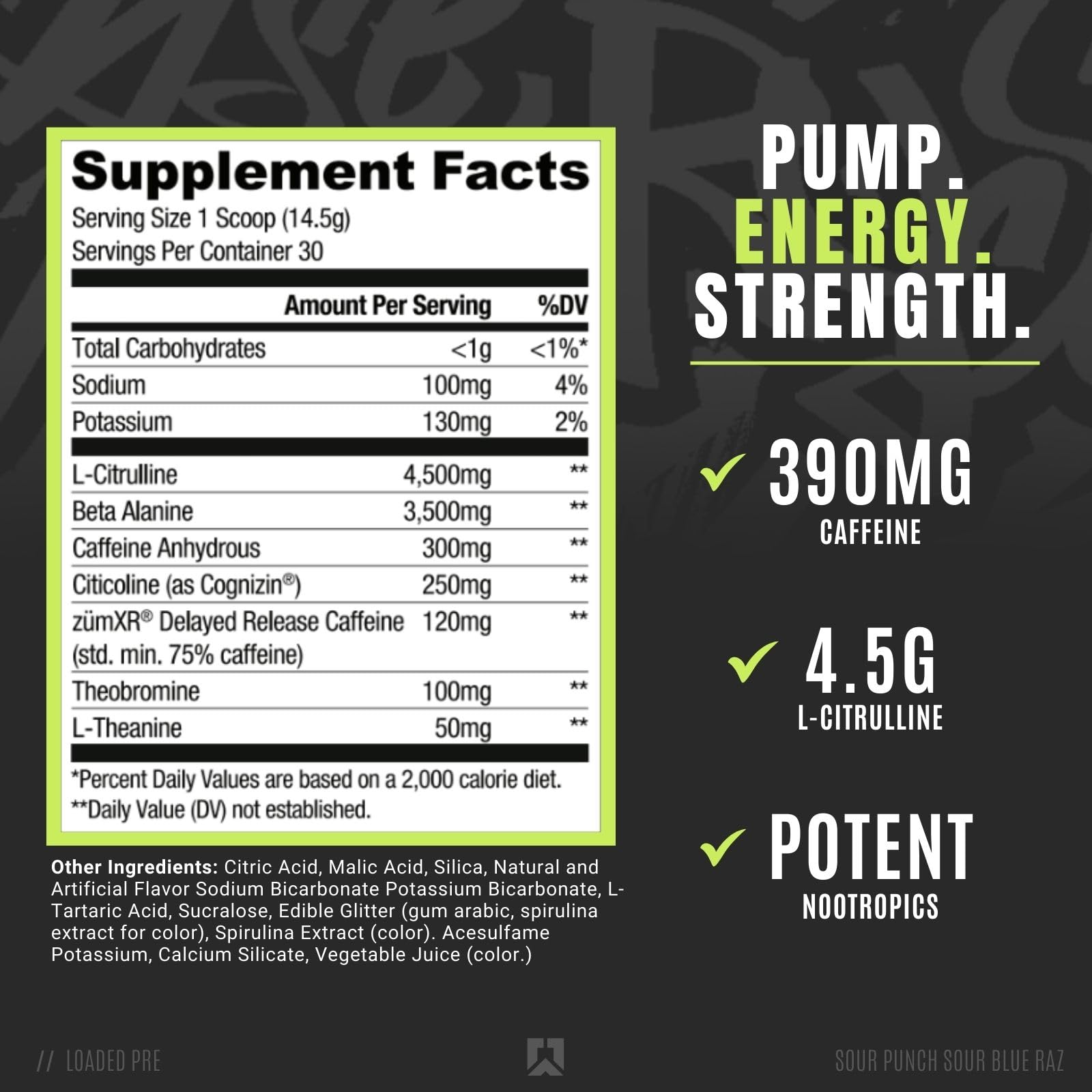 RYSE Up Supplements Loaded Pre Workout Powder Supplement for Men & Women RYSE Up Supplements