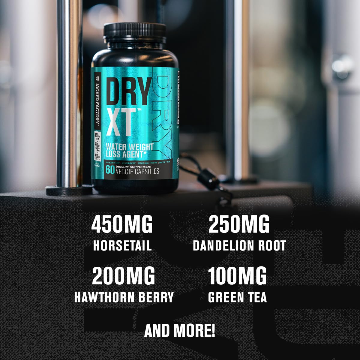 Jacked Factory Dry-XT Water Weight Loss Diuretic Pills - Natural Supplement Jacked Factory