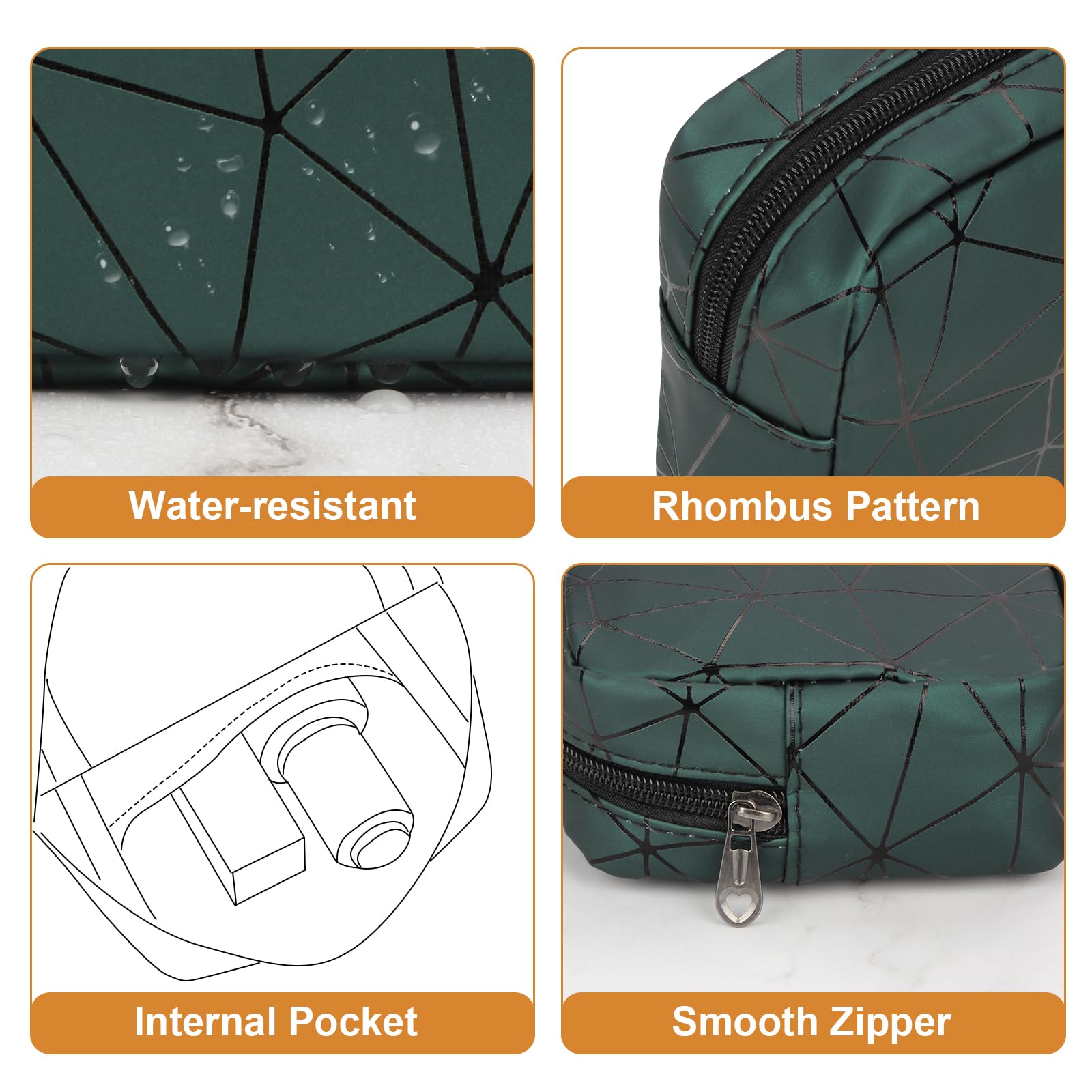 Likesing Sanitary Napkin Storage Bag, Leather First Period Kit for Girls 9-12, Portable Tampon Menstrual