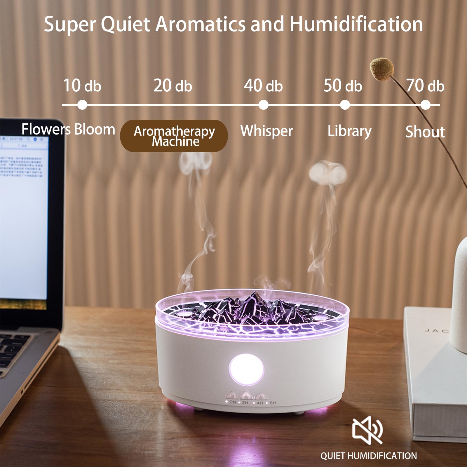 Paxeer Essential Oil Diffuser, 300ml Aromatherapy Diffuser with Remote Control, Auto Shut-Off & Timer Paxeer