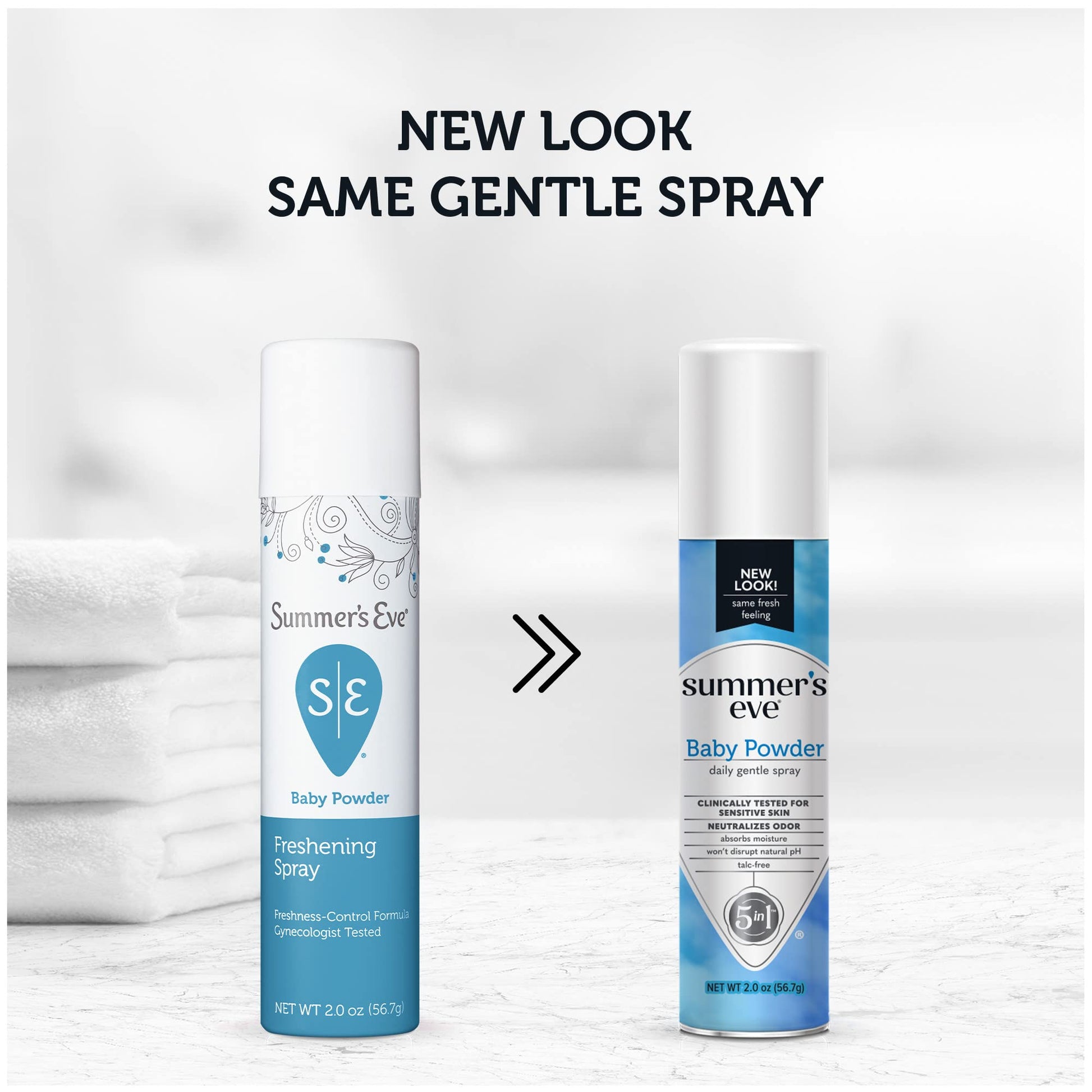 Summer's Eve Baby Powder Daily Gentle Feminine Spray, 2 oz, 3 Pack Summer's Eve