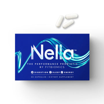 FITBIOMICS Nella Gut Health Supplements for Women & Men (30 Capsules)