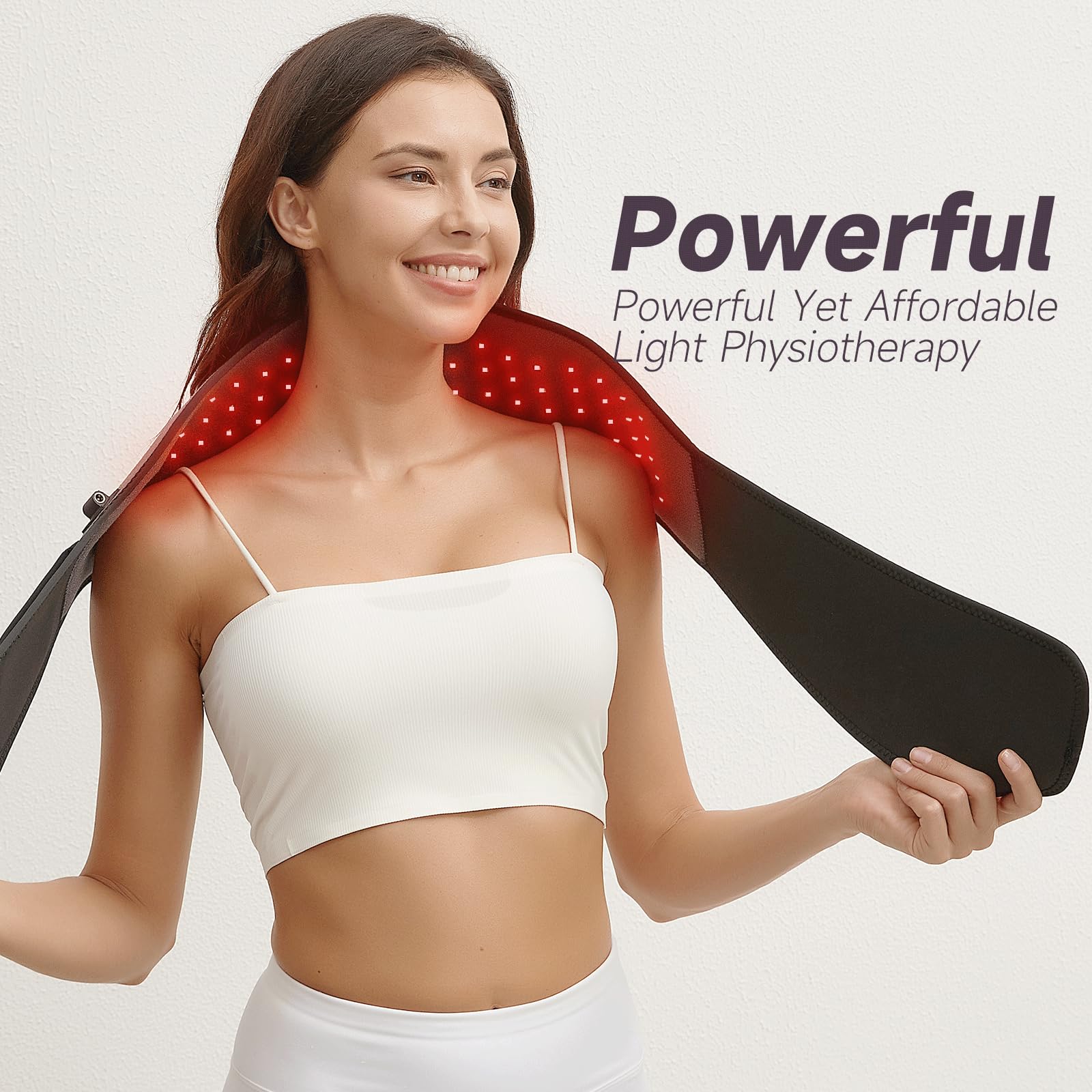 Headot Red Light Therapy Wrap Belt for Body, Men and Women Gift,100 LEDs,5Gears 9Timers HeaDot