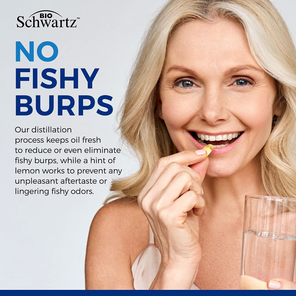 Omega 3 Fish Oil Supplement - 1200mg EPA and 900mg DHA Fatty Acid Per Serving BioSchwartz