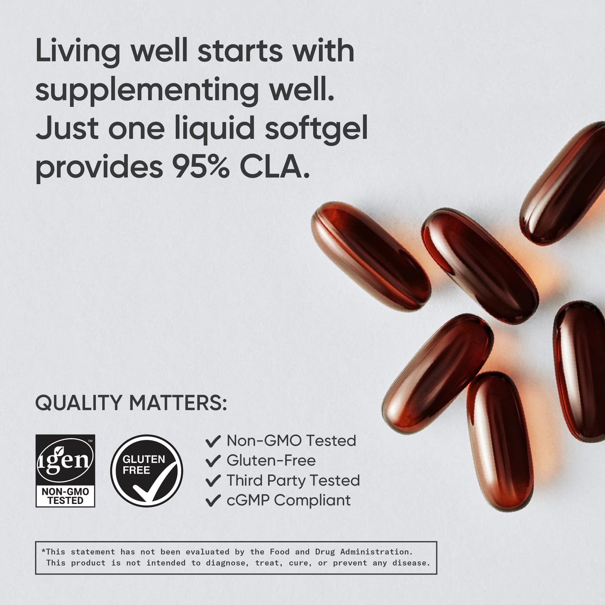 Sports Research CLA - 1250mg with Active Conjugated Linoleic Acid for Men and Women Sports Research