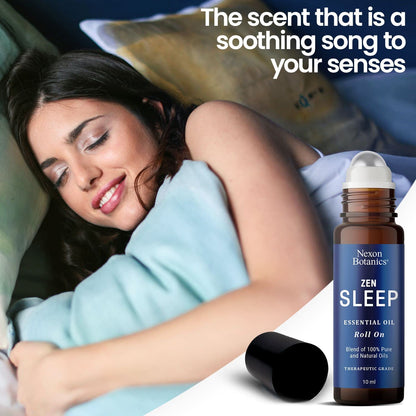 Zen Sleep Essential Oil Roll On 10ml - Roll On Sleep Essential Oil - Roll On Essential Oils Sleep - Serenity