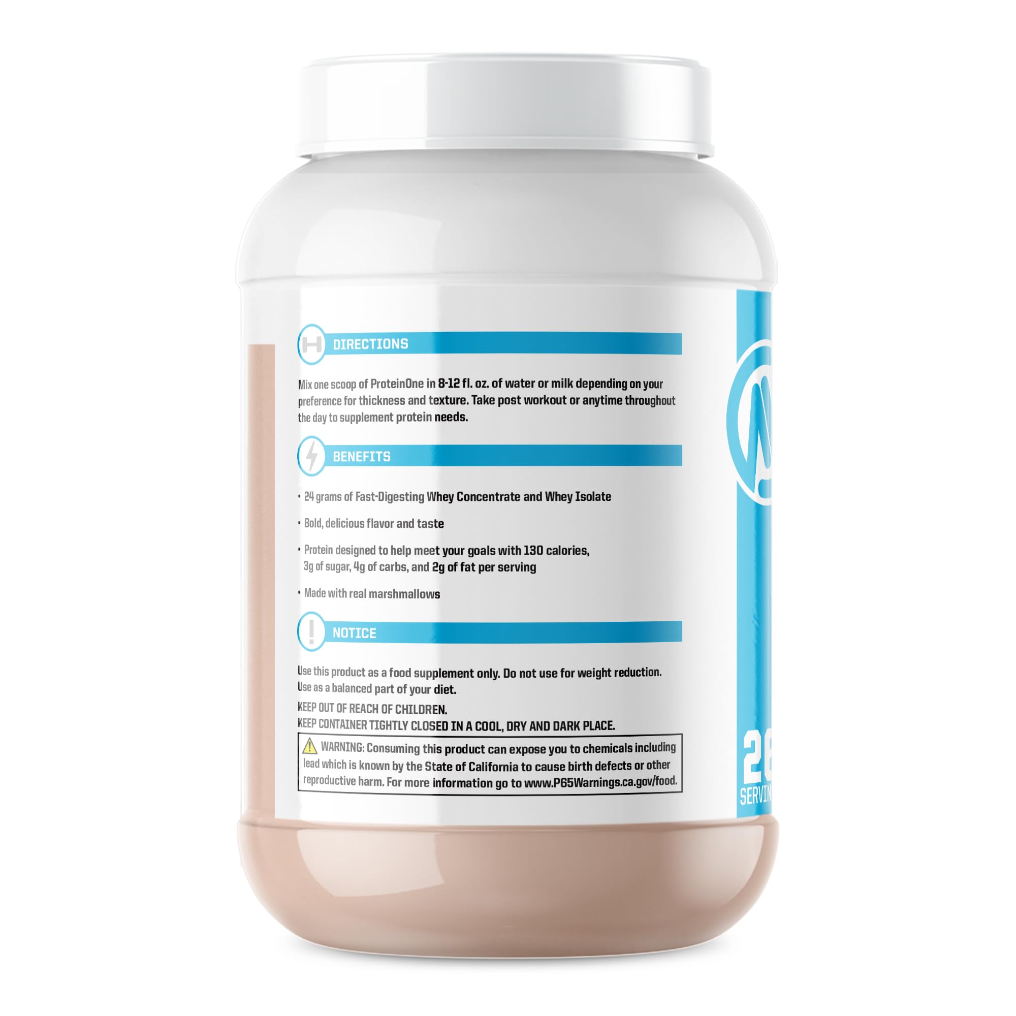 NutraOne ProteinOne Whey Protein Promote Recovery and Build Muscle with a Protein NutraOne