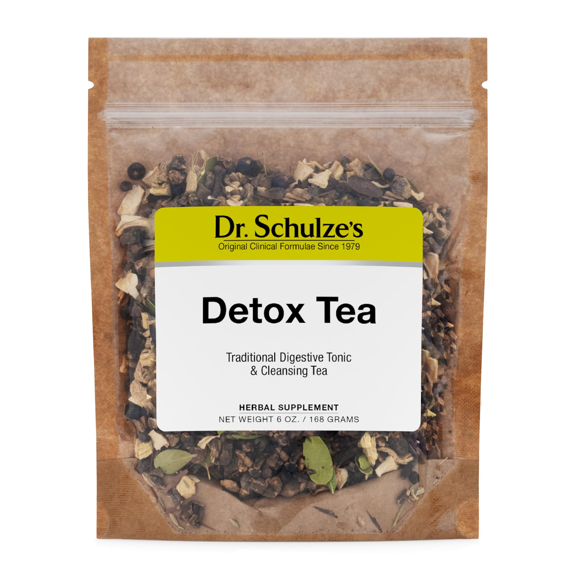 Dr. Schulze's | Detox Tea | All Purpose Herbal Tonic | Powerful Digestive Stimulant