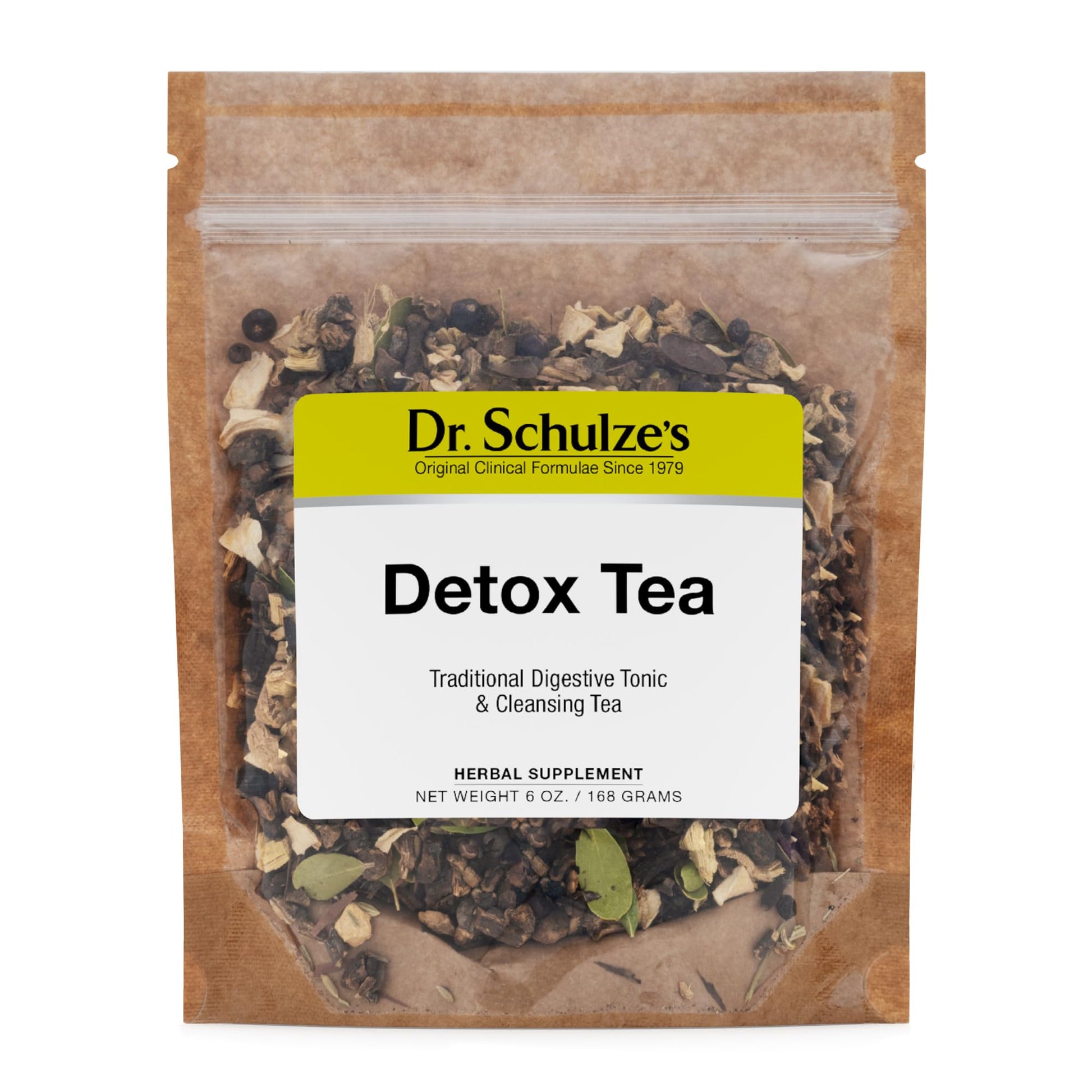 Dr. Schulze's | Detox Tea | All Purpose Herbal Tonic | Powerful Digestive Stimulant