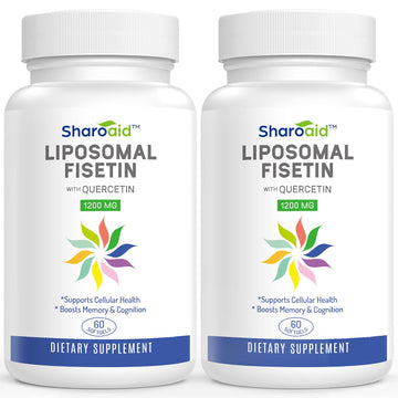 Sharoaid Liposomal Fisetin with Quercetin Supplements 1200 mg per Serving