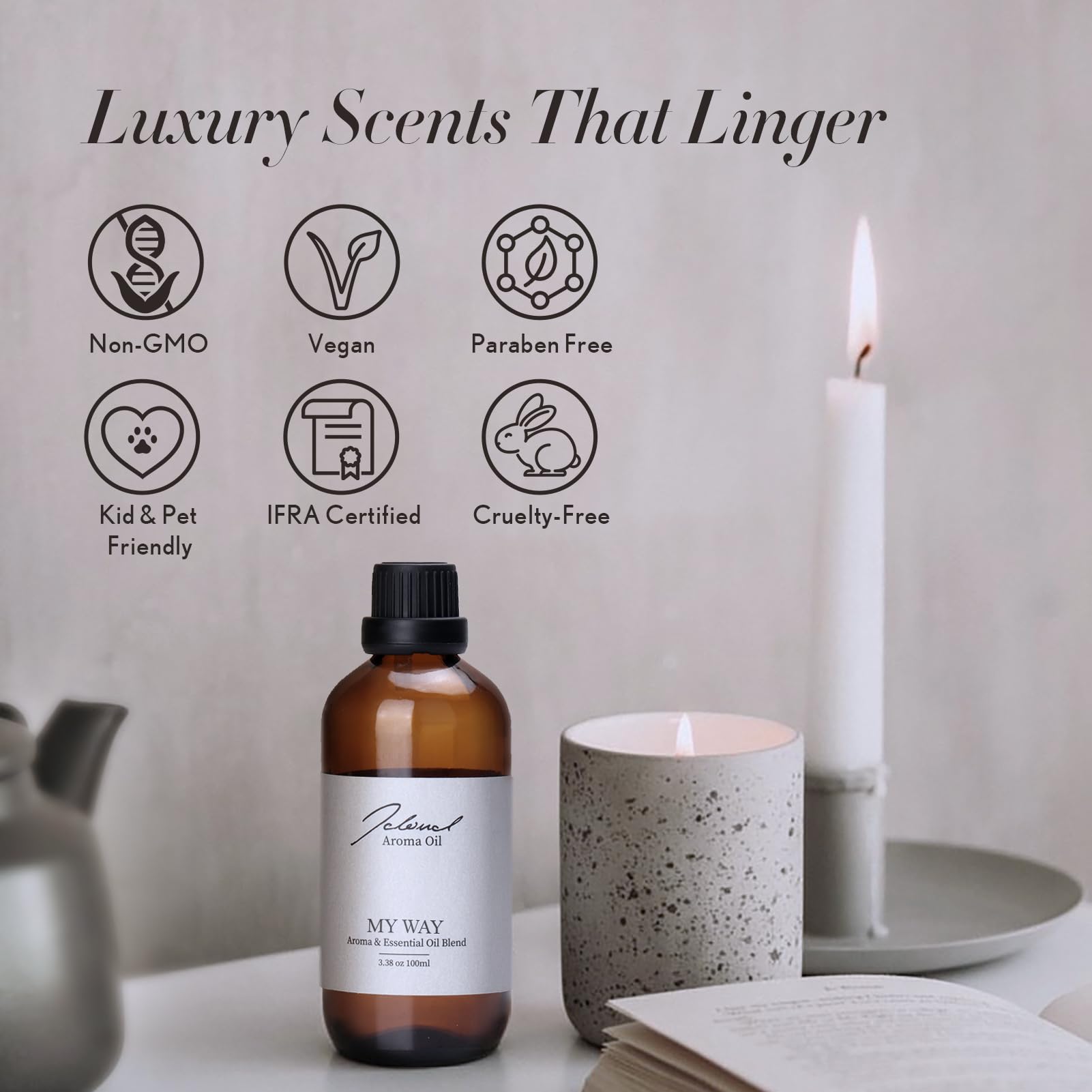 JCLOUD My Way Essential Oil for Diffuser - Hotel Collection Diffuser Oil & Home Luxury Scents – Pure JCLOUD