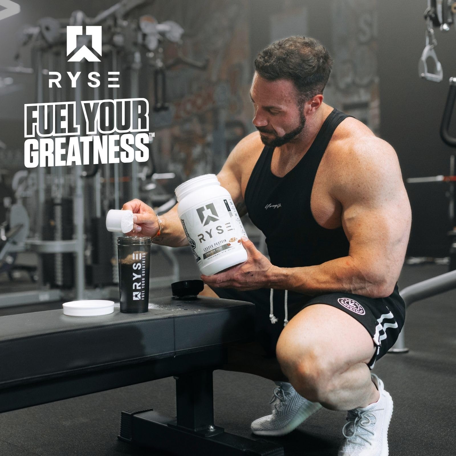 RYSE Up Supplements Loaded Protein Powder | 25g Whey Protein Isolate & Concentrate RYSE Up Supplements