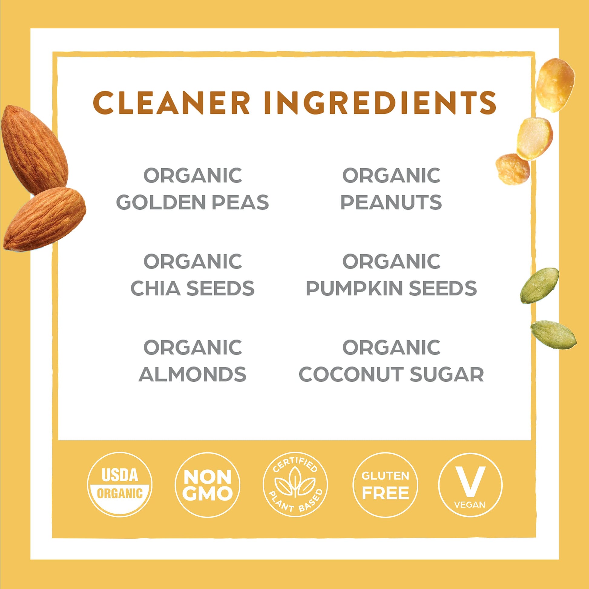 Orgain Organic Simple Vegan Protein Powder, Peanut Butter - 20g Plant Based Protein Orgain