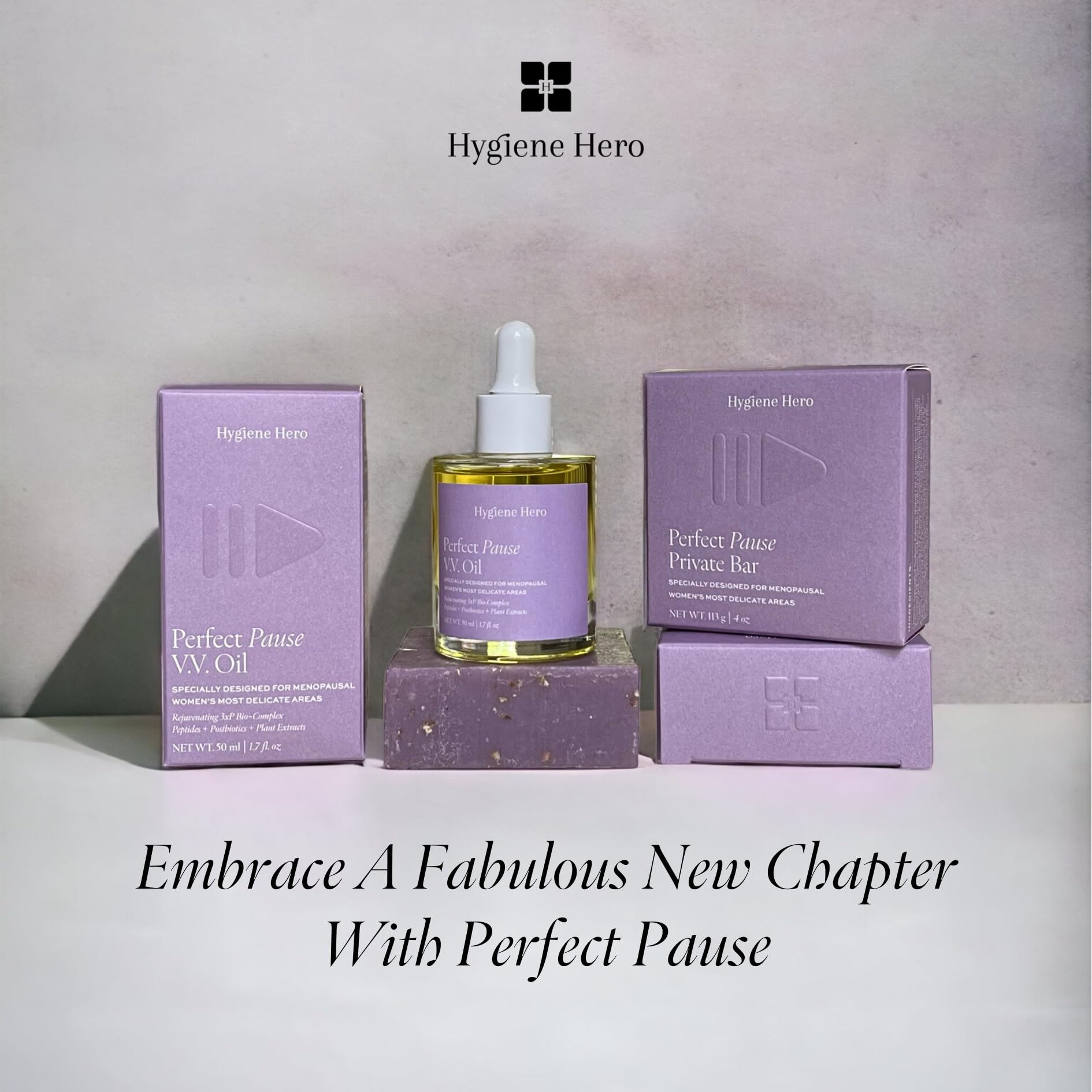 Hygiene Hero Perfect Pause Private Bar - Soap for Menopausal Women | All Natural, Handcrafted,